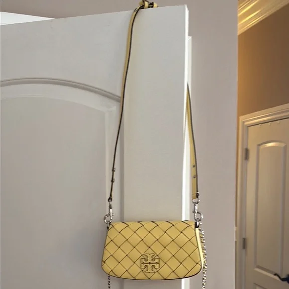 Tory Burch Yellow Crossbody Bag - Picture 3 of 7